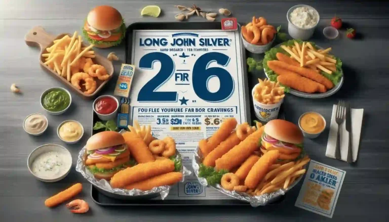 long john silver's 2 for $6 deal